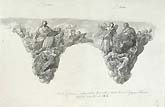CARLO FONTANA, Saint John and Saint Matthew, pen and wash